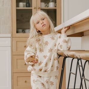 •SOLD• Rylee + Cru Gingerbread Sweatshirt 6-7